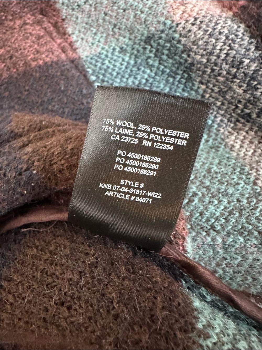 Aritzia autumn short jacket 70% Italian wool size M - Picture 9 of 12